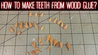 How To Make Teeth From Wood Glue - Halloween DIY | Dark Nook