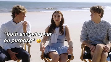 The Summer I Turned Pretty cast being chaotic for 5 minutes