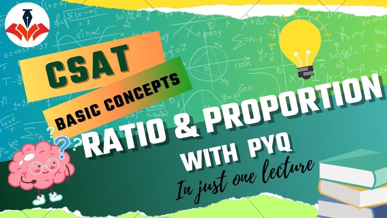 UPSC 2023 Prelims | CSAT - Ratio & Proportion with Previous Year ...