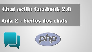 Chat estilo face 2.0 - Aula 2 -  Estilo do login e efeitos dos chats