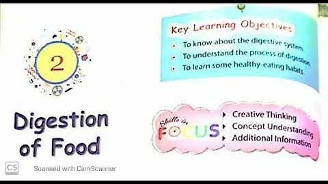 Class 4 Science Ch-2 Digestion of food ||
