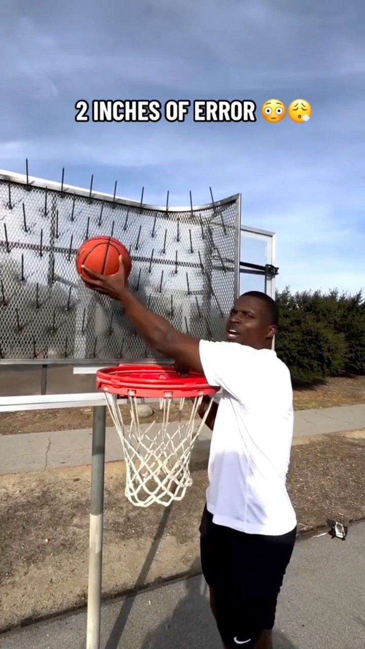 He understands the backboard bounce now ??