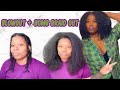 VOLUMINOUS BLOW OUT + BRAID OUT ON NATURAL HAIR | 3C/4A