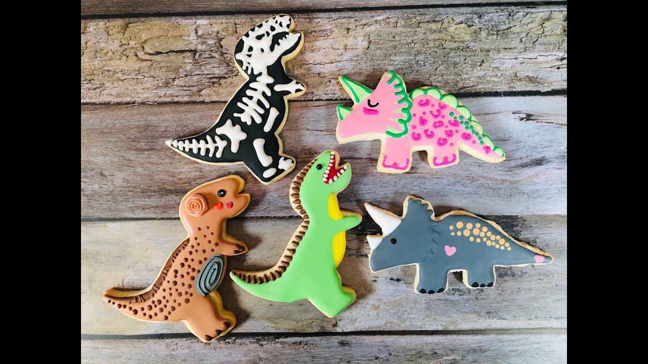 HOW TO MAKE DINOSAUR COOKIES | 7 Amazing Cookie Decorating Ideas | Royal Icing Cookie Compilation