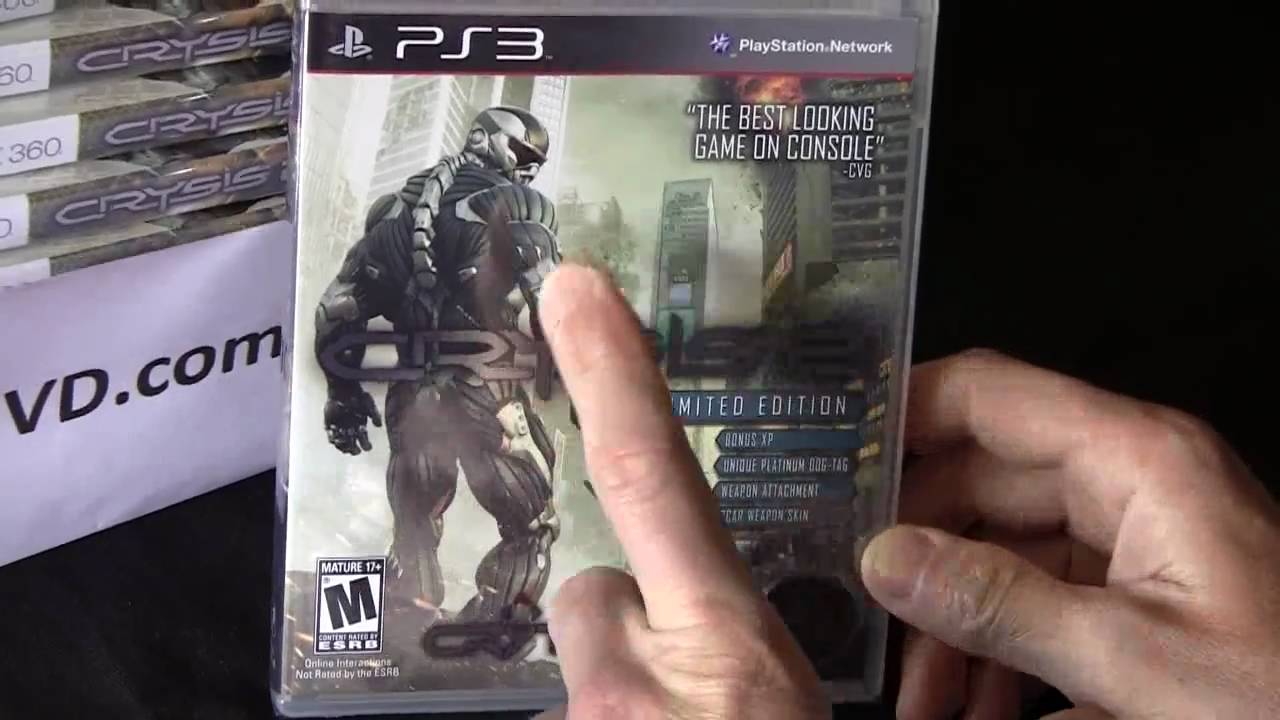 Crysis 2 Unboxing of PS3 USA Retail