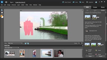 Recompose a photo using the Advanced Section of the Guided Edits