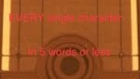 Every single character In Intervention: introduction￼ in 5 words or less