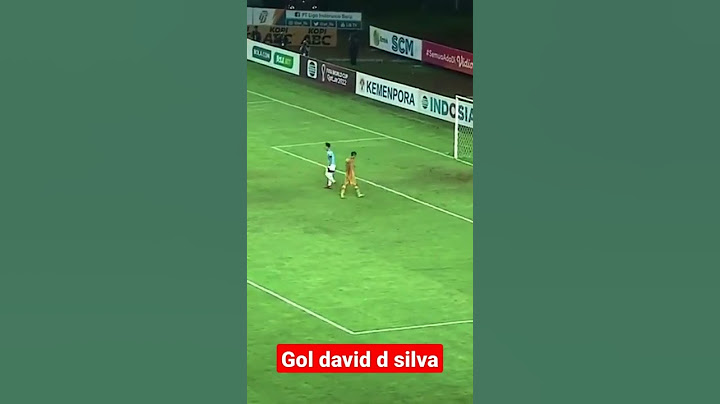 satu satunya gol david d silva persib bandung vs bhayangkara  di piala presiden