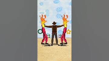 Squid game vs Chainsaw man Denji, Pennywise, Chucky, Freddy, Jason Voorhees, Seize the Gun Animation