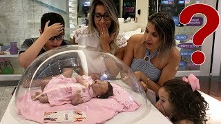 BEBÊ EM UMA BOLHA NA IMUNE DO Shopping Iguatemi Fortaleza - Ce 