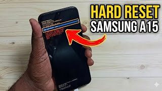 How to Hard Reset Samsung A15 | Samsung Galaxy A15 5G Hard Reset