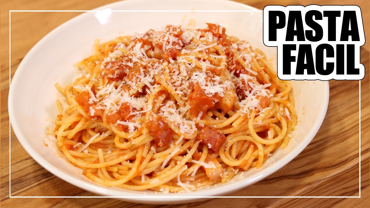 SUPER EASY Recipe | Pasta all'Amatriciana - YouTube