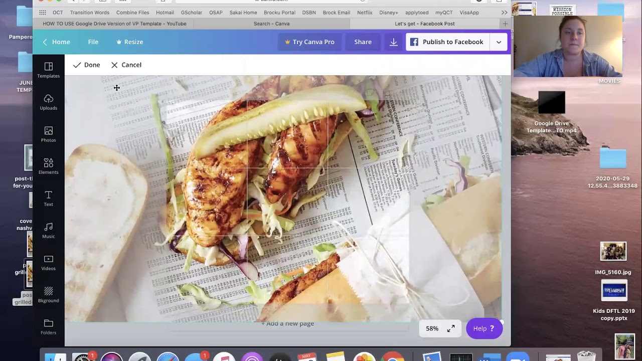 HOW TO USE Canva - Tutorial by Pampered Chef Consultant Erin Forsyth