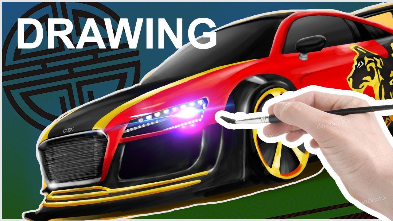 Asphalt 8 Fifth Anniversary l Drawing Audi R8 E- Tron "Special Edition