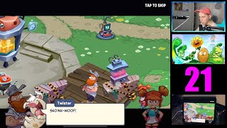 Прохождение Plants Vs Zombies 3 - Campground Level 119-120 & Begonia Boulevard 121-125