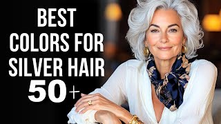 Best Colors for Silver & White Hair | Elegant Style Guide Over 50 Net Worth