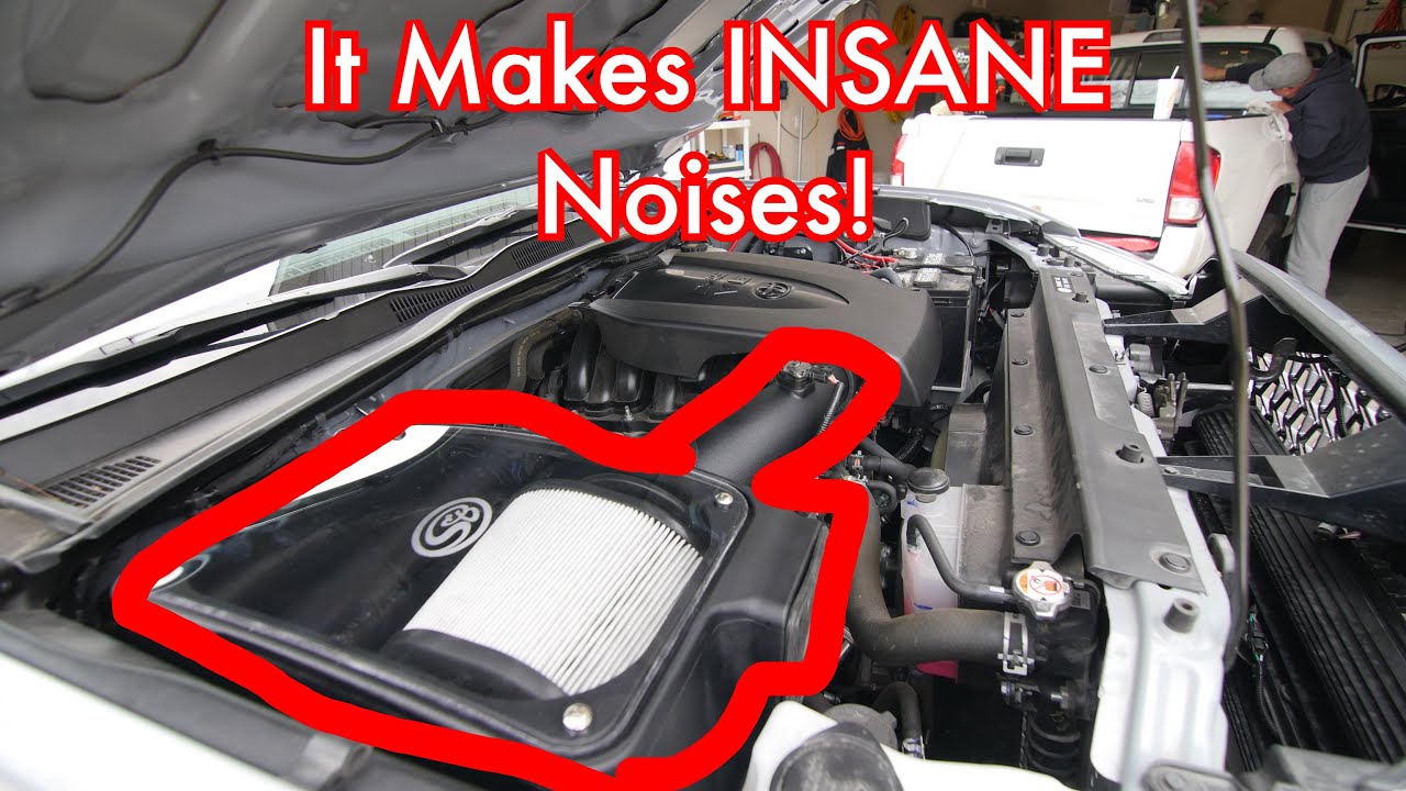 2016-2020 Toyota Tacoma S&B Cold Air Intake Install!! - YouTube