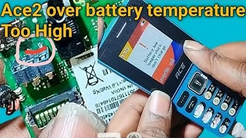 iTel Ace2 over battery temperature too high problem || Ace2 battery temperature too high solution 💯%