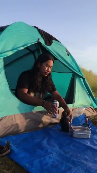 Story wa Halu lagi camp di pegunungan