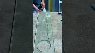 Proses Memotong Lapisan Kaca Menggunakan Alat Dan Teknik Sederhana