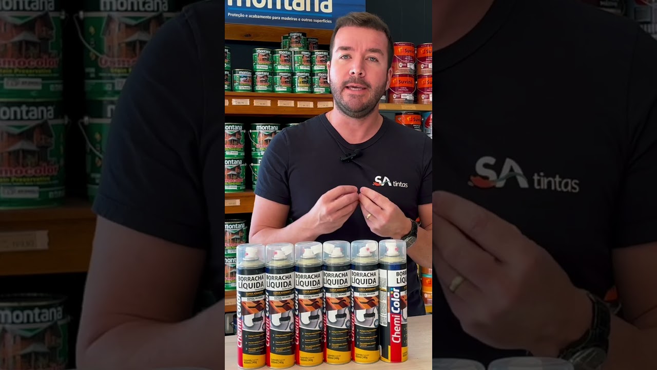 Borracha Liquida em Spray - Acabe com Vazamentos em Telhados, banheiros, cerâmica - SAtintas