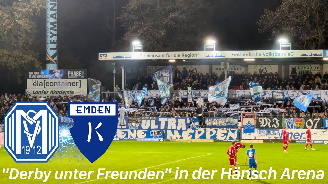 SV Meppen vs. BSV Kickers Emden | Saison-Rekordkulisse beim Derby & Topspiel in der RL-Nord