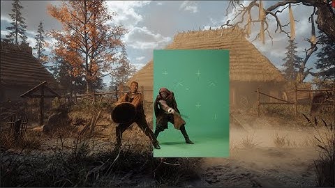 Green Screen Composite #3D #VFX Created in Unreal Engine