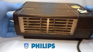 Реставрация винтажного нагревателя с вентилятором Philips 2000 Вт 1960-х годов