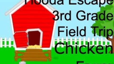 Hooda Escape 3rd Grade Field Trip Chicken Farm - Walkthrough / Hints / Cheats