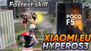 POCO F5 + HyperOS 3 = Insane BGMI Performance 😳 Xiaomi EU ROM
