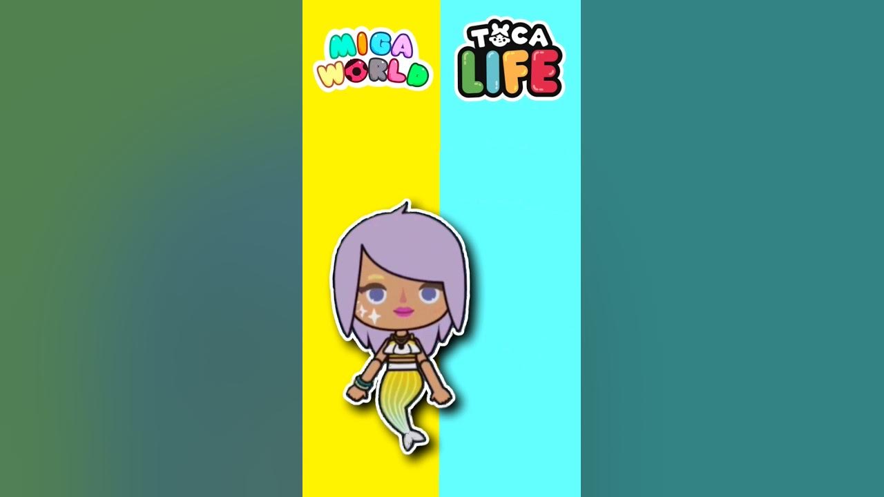 Toca vs Miga MERMAIDS 🧜‍♀️ #everyonestoyclub #tocaboca