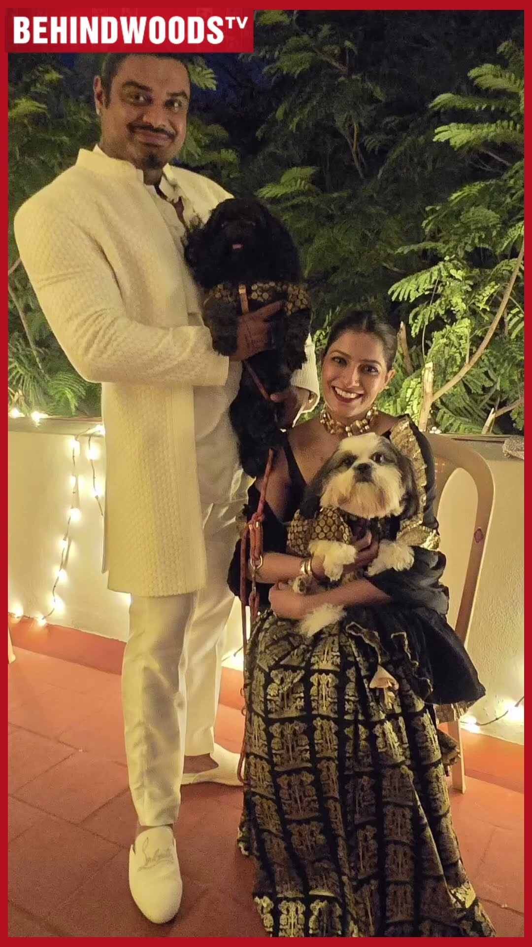 Nicholai Daddy ? Varalaxmi கணவரை கொஞ்சிய நாய்க்குட்டி, Cute Video