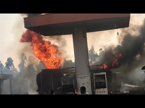 Ituri : dans une ville privée d'un véhicule anti-incendie, une station-essence consumée à Bunia