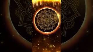 Gold glitter background with sparkle shine light confetti effect | Golden Particles Looped #shorts