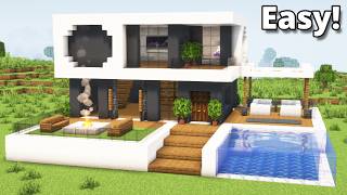 Minecraft: How to Build a Modern House | Tutorial🏠