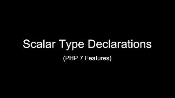 PHP 7: Scalar Type Declarations - New Feature!