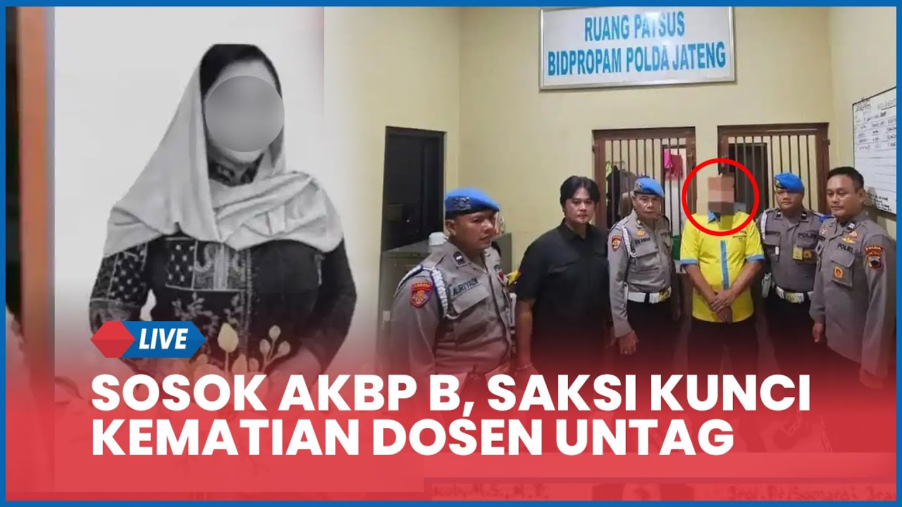 🔴 Sosok AKBP Basuki Saksi Kunci Kematian Dosen Untag Diamankan Propam, Akui Biayai Kuliah Korban