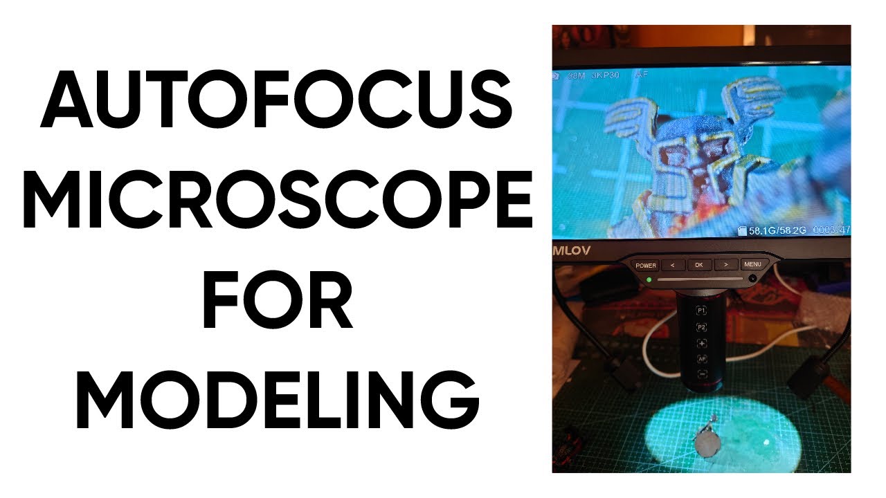 TOMLOV TM3K-AF Max Autofocus Digital Microscope for MODELERS - YouTube