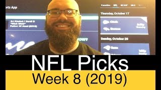 NFL Week 8 Picks (2019) | Expert Football Betting Predictions | ATS, O/U & Pick’em | DFS Trends