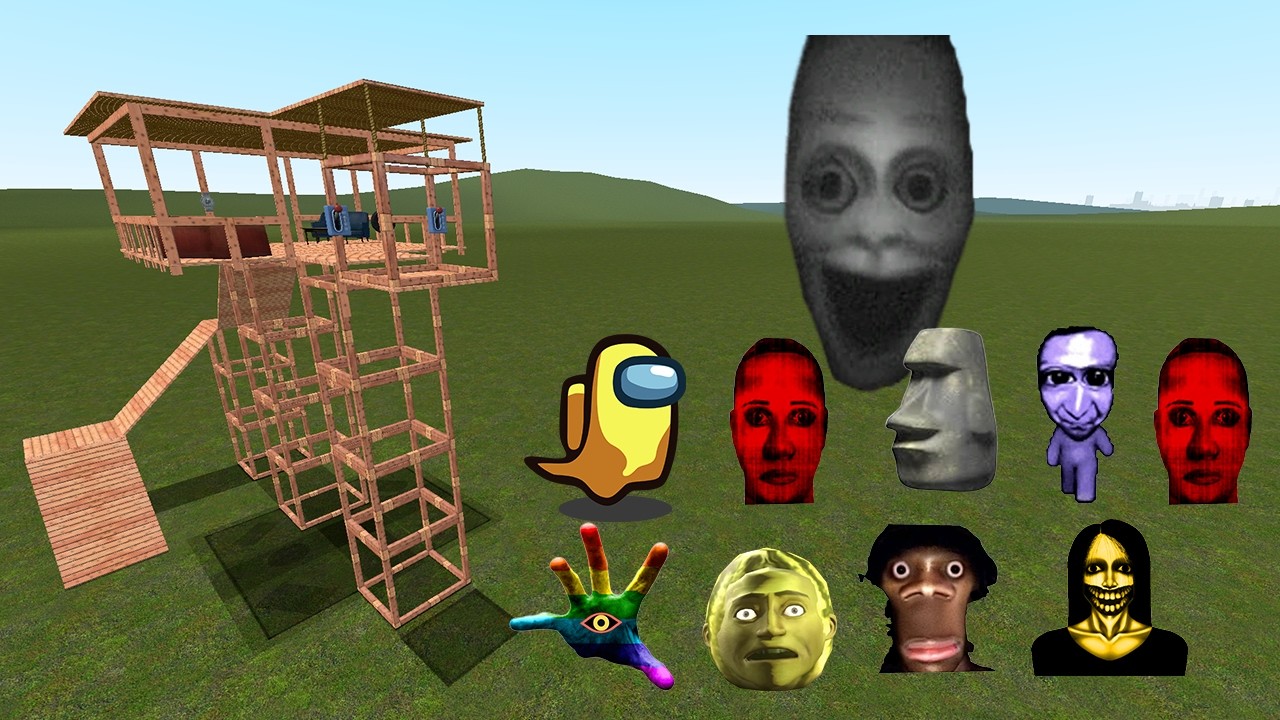 Too Much Nextbots Vs Towers In Garry's Mod | Juggler Red