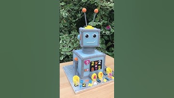 Robot cake #robotcake #3drobotcombat #robotcake #callebaut #ربات #كيك #cake #cakedecorating #3d