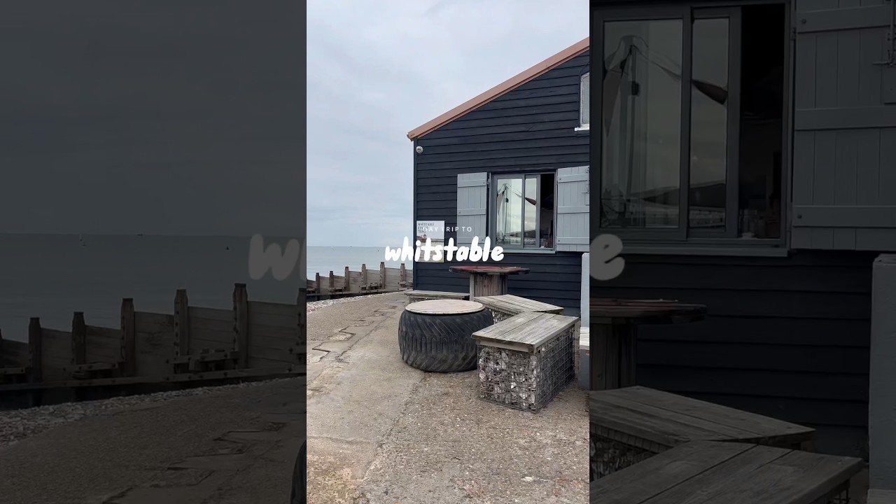a seaside trip to whitstable 🦞🌊🦪🐚🤍 