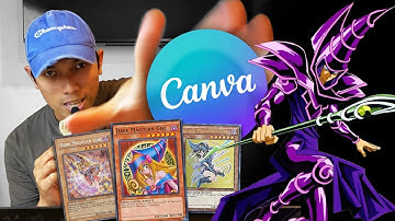 How to Create Custom Yu-Gi-Oh! Duel Monster Cards in Canva | Easy Card Design Tutorial