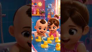 Splash Splash Bubble Fun 🚿🌈#hindirhymes #nurseryrhymes #trending #viralshorts #shorts #viral #bath