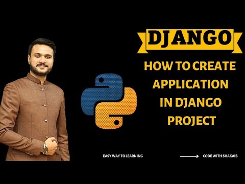 Python Django Tutorial - How to create application in djnago project ...