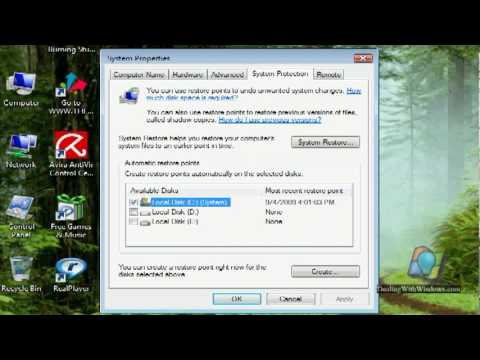 Video: Hoe Om Vista System Restore Te Bestuur