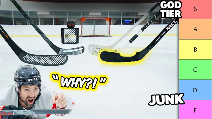 Rating WEIRD Hockey Sticks from my Collection (Tier List)