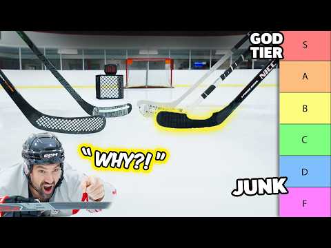 Rating WEIRD Hockey Sticks from my Collection (Tier List)