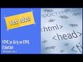 HTML Dersleri - Ders 1 - HTML'ye Giriş ve HTML Etiketleri