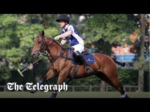 Prince harry continues his mother’s work with charity polo match for hiv causes